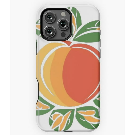 Peach Fruit Summer Graphic Art - Fashionable Phone N8225 Phone Case for iPhone 17 16 15 14 13 12 11 Pro Max
