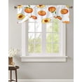 thumbnail image 1 of Peach Fruit Window Curtain Kitchen Cabinet Coffee Tie-Up Valance Curtain Rod Pocket Short Curtain, 1 of 6