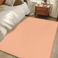 thumbnail image 1 of Peach Fuzz Area Rugs 3x5 for Living Room, Farmhouse Solid Orange Color Modern Art Non Slip Washable Rug Runner, Low Pile Indoor Floor Carpet Mat Bathroom Rugs for Bedroom, Kids Room, 1 of 9