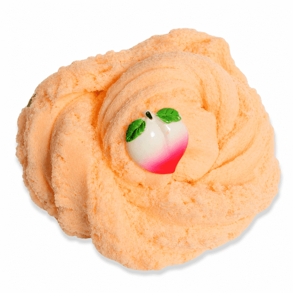 Hoshimi Slimes Peach Fuzz Cloud Slime with Peach Charm, Fresh Peach Scent, 8 oz