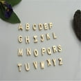thumbnail image 1 of Peach Heart Shaped Letter Necklace Clavicle Chain Necklace, 1 of 7