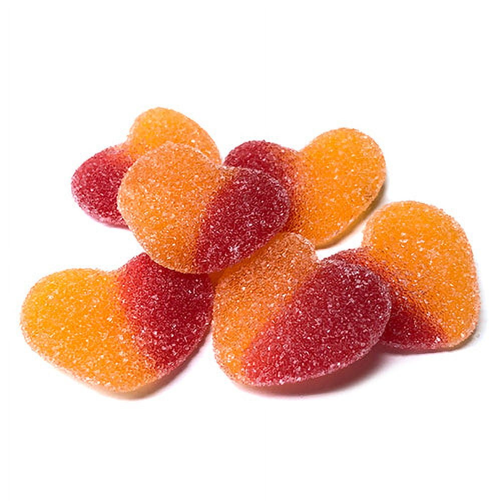 Cherry Jelly Hearts Candy Bulk Bags - All City Candy