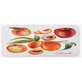 thumbnail image 1 of Peach Kitchen Mat, Art with Natural Inspiration Delicious Nectarines for a Healthy Diet Theme, Plush Decorative Kitchen Mat with Non Slip Backing, 47" X 19", Orange Red Green, by Ambesonne, 1 of 1