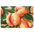 thumbnail image 1 of Peach Kitchen Rug Outdoor Carpet Door Mat Polyester Non-Slip Machine Washable, 1 of 6