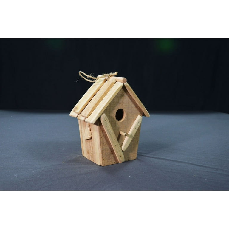 Kids Arts and Crafts 4-Pack Bird Feeders for Outdoor, DIY Wooden