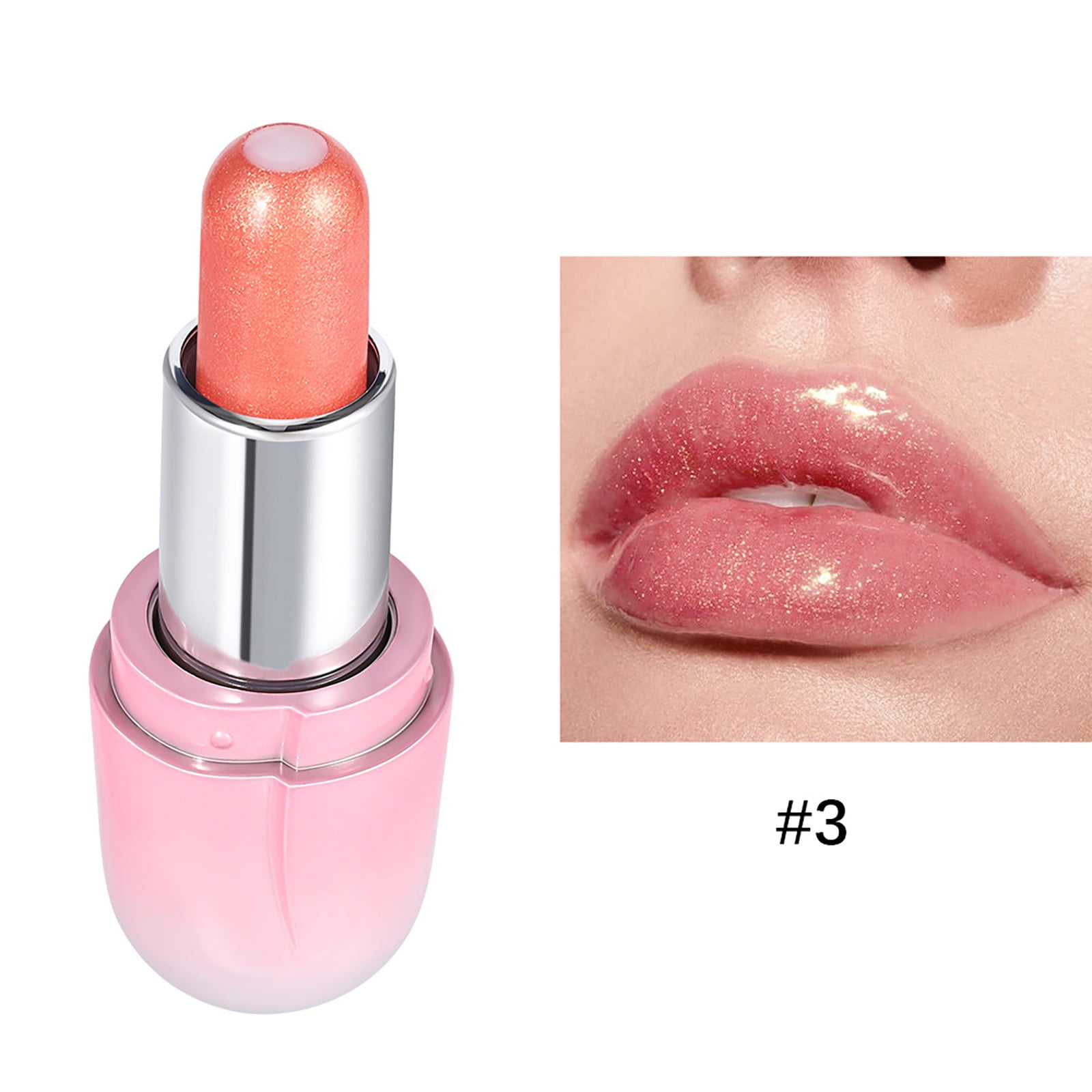 Peach Lip Gloss Makeup Pigment Lipstick Colors Lip Sticks Lipstick