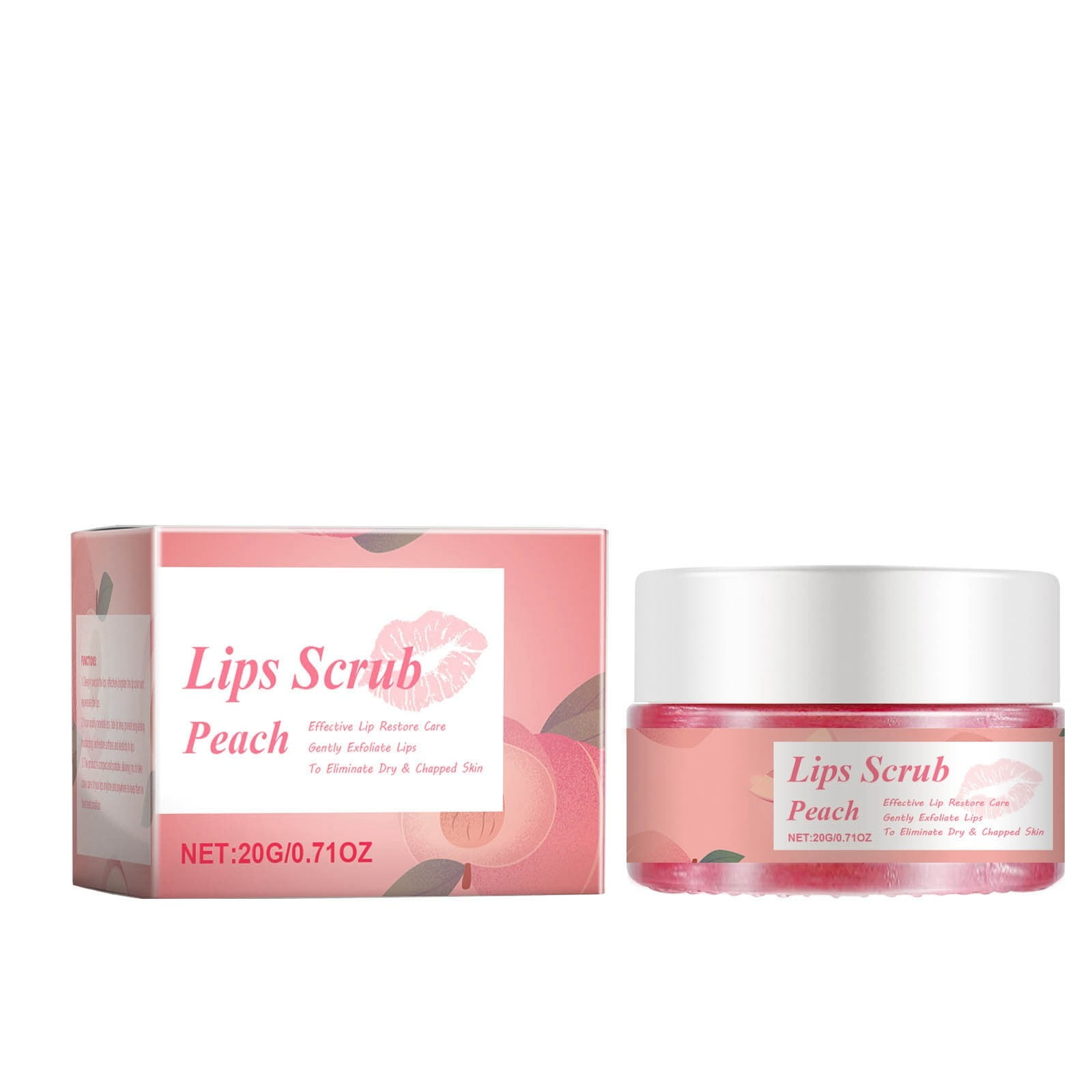 Peach Lip Hydration for Dry Lips Repairing Dead Skin and Gentle