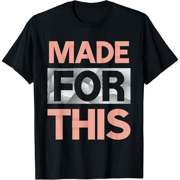 Peach Made For This Peach Color Graphic T-Shirt