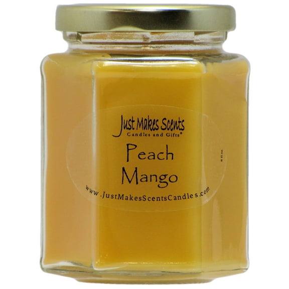 Peach Mango Candle -Just Makes Scents Candles & Gifts