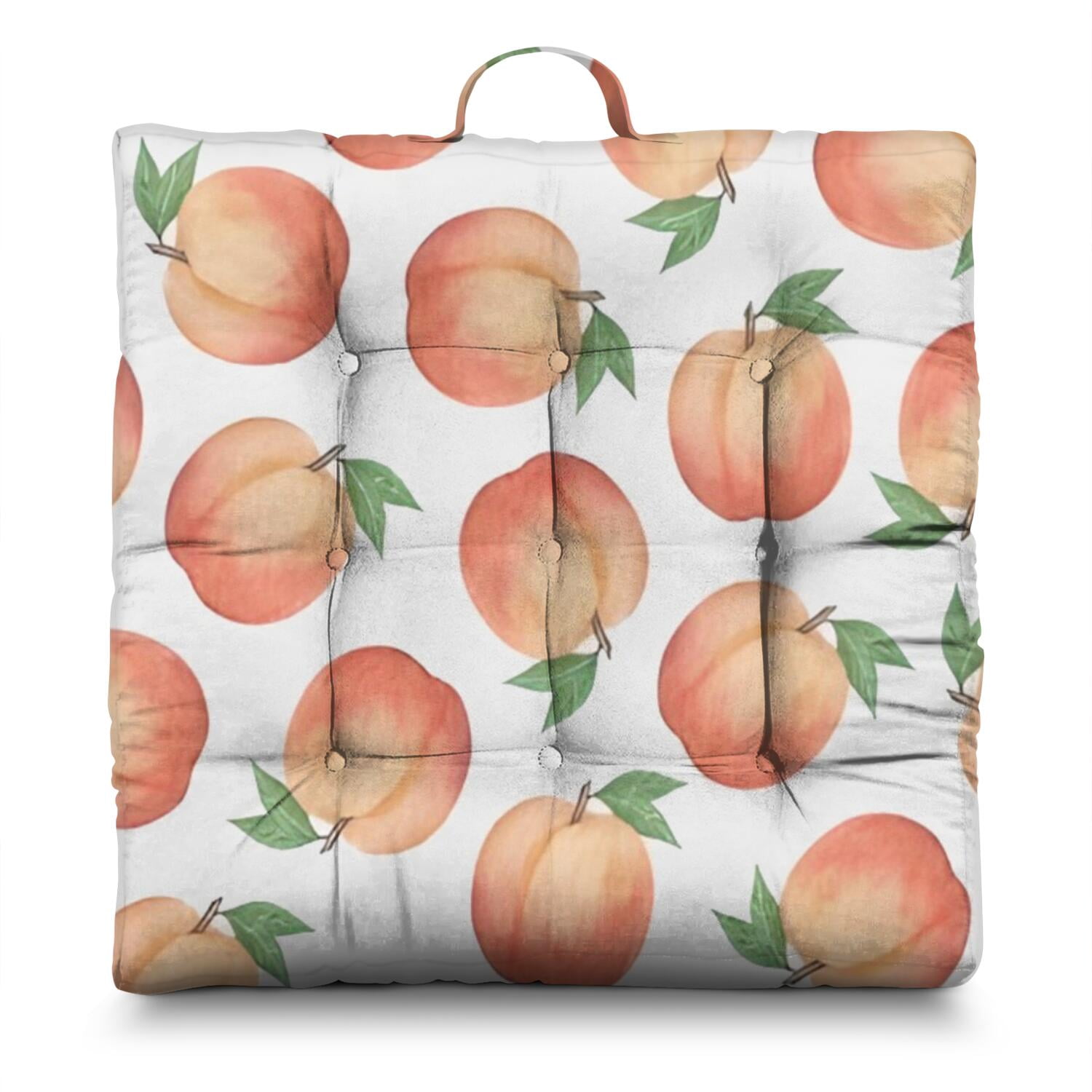 クッション・座布団 Peach Peach Meditation Pillow 22x22 Inch Large Floor Cushion Soft Dutch