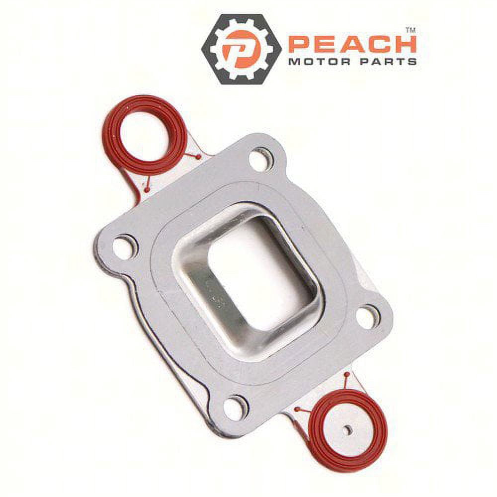 2 Exhaust Elbow Riser Dry Joint Gasket Full Flow MerCruiser - Foto 3