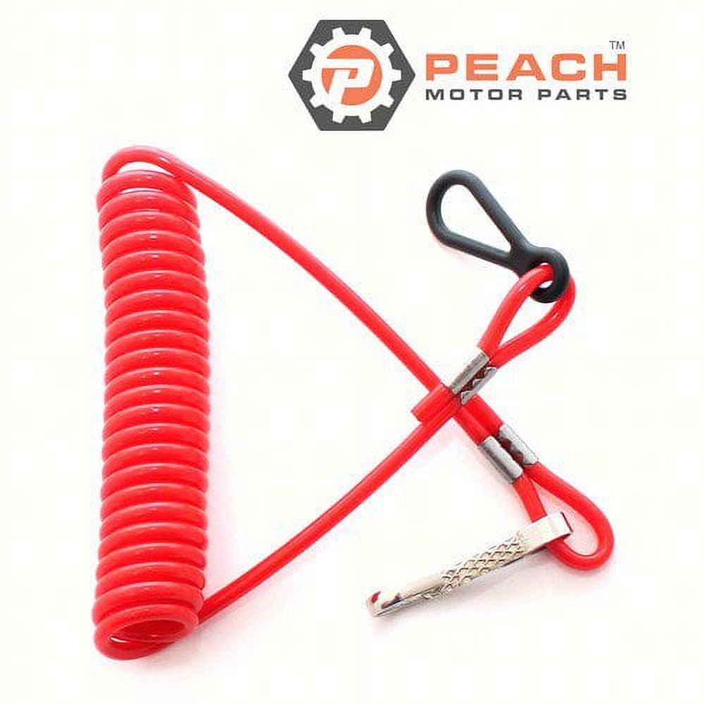 Peach Motor Parts PM8M0092850 Lanyard, Stop Switch; Fits Mercury