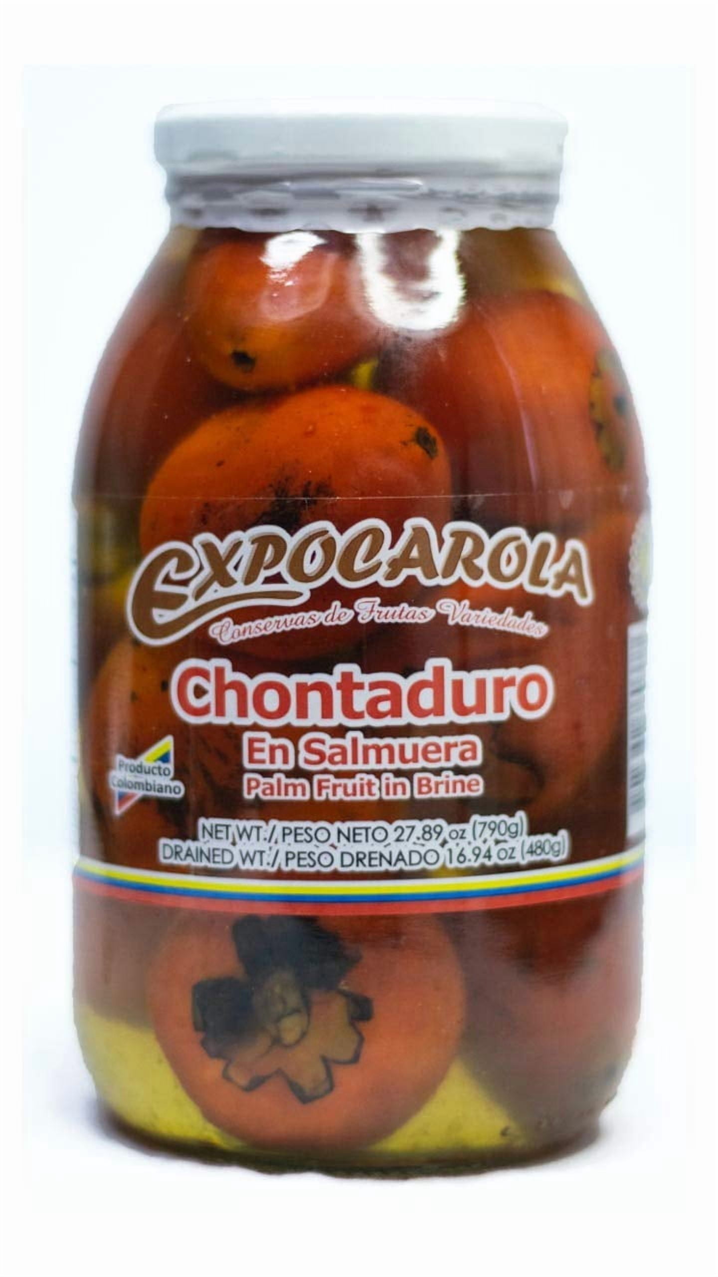 Peach Palm Super Fruit in Brine Chontaduro en Salmuera 480g - Imported from Colombia
