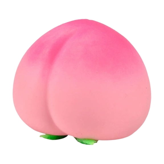 Peach Peach Ball Slow Rising Soft Peach Fruit Ball, Realistic Fruit Decompression Ball, Stress Relief Squishy, Stuffed Plush Gift,2 Color Options