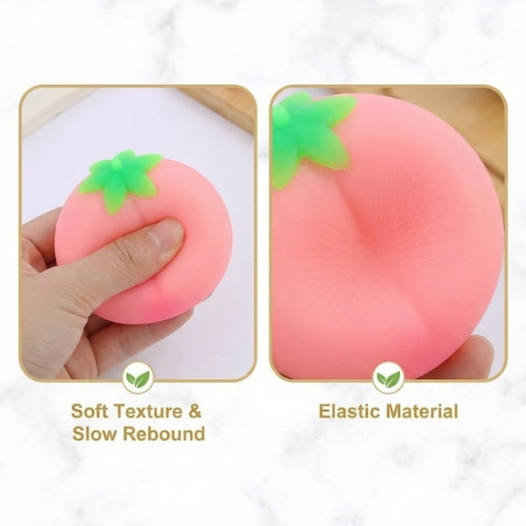 Peach Peach Toys Peach Fruit Slow Rising Soft Toy Stress Relieve Gift Slow Rising Peach Stuffed Plush