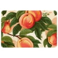thumbnail image 1 of Peach Polyester Non-Slip Machine Washable Bath Rugs Door Rugs Floor Mat, 1 of 6