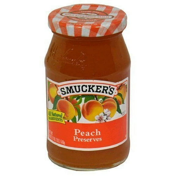Peach Preserves 18oz Jar (Pack of 2)