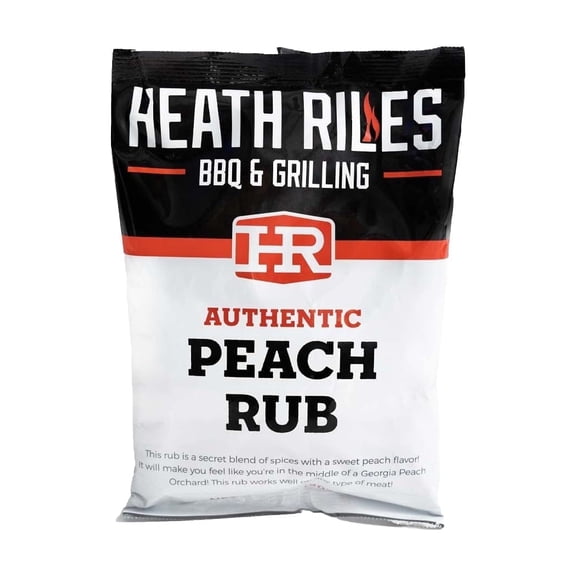 Heath Riles BBQ Rub - Peach Seasoning Rub, Champion Pitmaster Recipe, Legendary Rubs For Smoking & Grilling, 70+ BBQ Championships, 2 lb./32 oz.