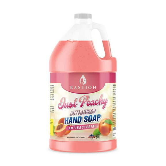 Peach Scent Liquid Hand Soap for Sensitive & Dry Skin. 1 Gallon Refill