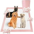 Peach Scented Super Absorbent & LeakProof Puppy Pads, 36"x36" Odor Control Pet Training Dog Pee