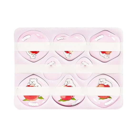 Peach Series Beauty Egg Powder Puff for Soft Skin Makeup Application Dry Wet Use Long Lasting Non Absorbent Tool