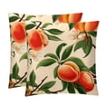 thumbnail image 1 of Peach Set with Unique Patterns - 16x16, 18x18, 20x20 Inches - Set of 2 for Living Room, Bedroom, and Office - Includes Throw Pillow Inserts and Chair, 1 of 6