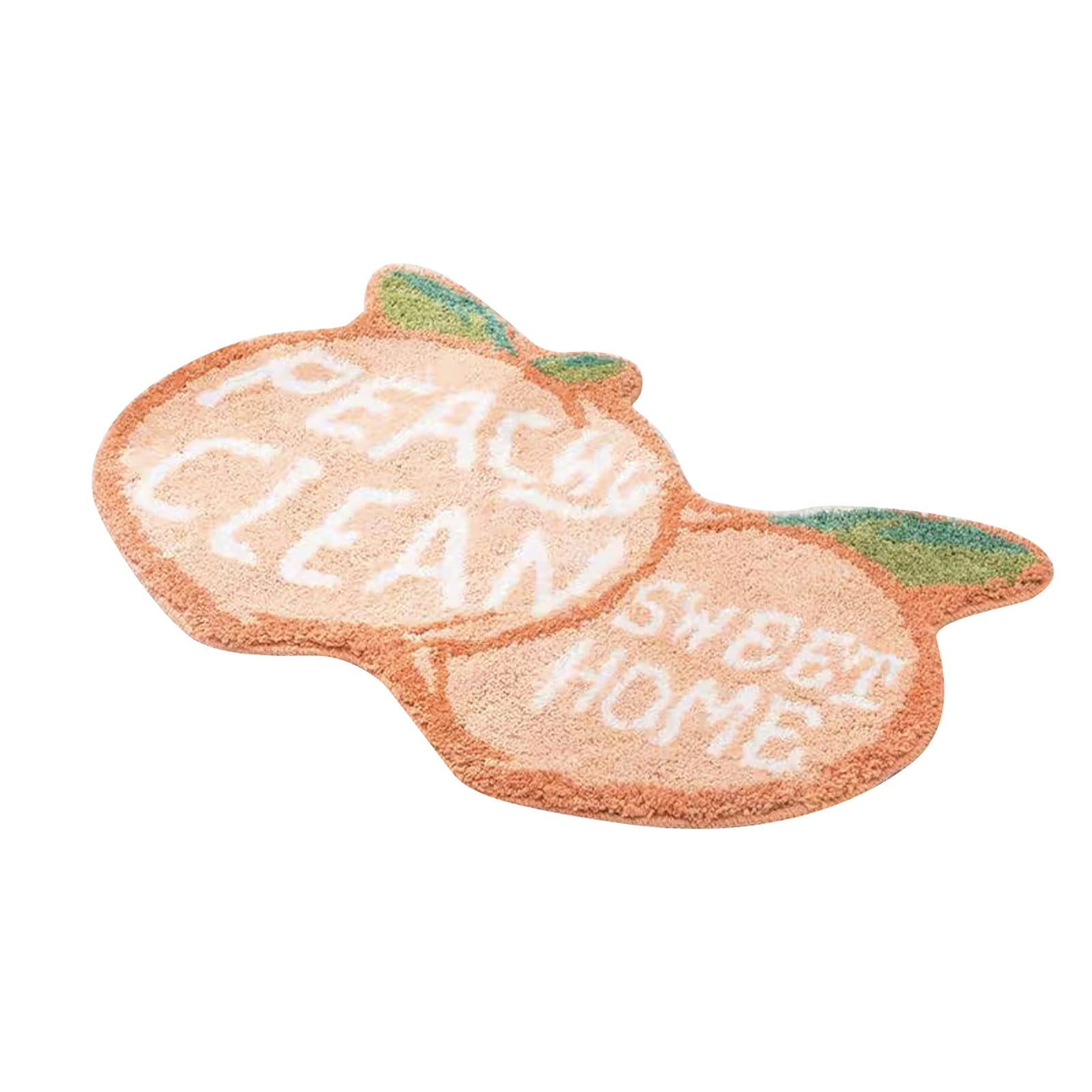 Peach Shape Mat Absorbent Non Slip Mat At The Door Of The Bathroom Household Entry Door