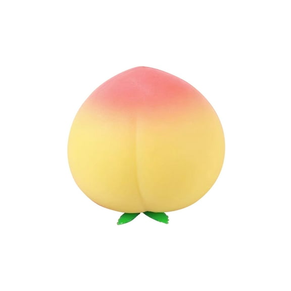Peach Shaped Stress Balls Squeeze - Sensory Squeeze - Soft Squeeze Decompression Dough, Stress Relief & Sensory Fidget