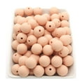 thumbnail image 1 of Peach Silicone Beads For Keychain Making, Necklace, Bracelet Making Kit (12mm, 100pc, Peach) - Jewelry Making Kit - Silicone Beads, 1 of 11