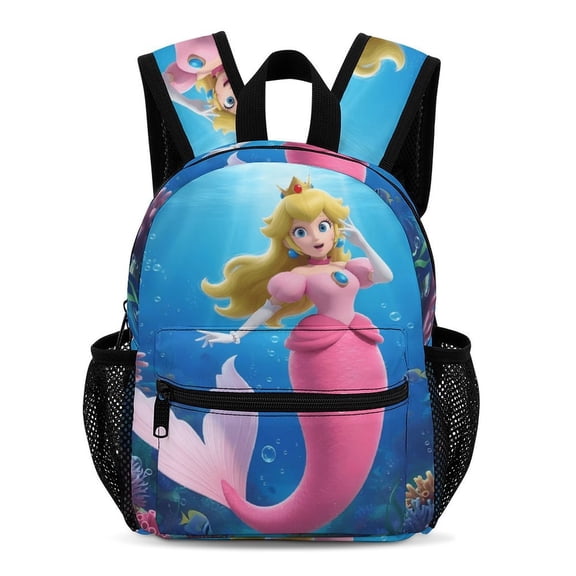 Peach Simple And Modern 13-Inch Backpack Travel Bag 33.5x25x13.5cm