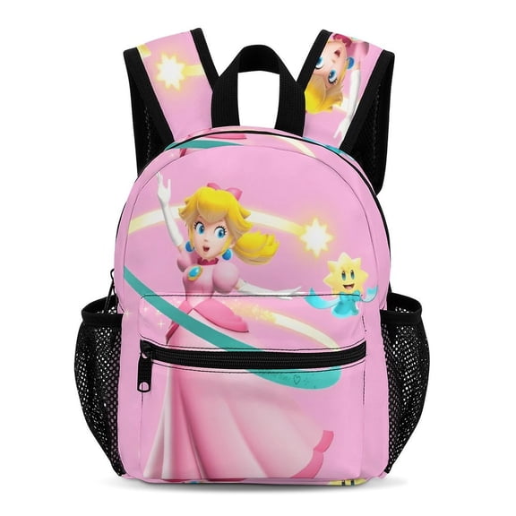 Peach Simple And Modern 13-Inch Backpack Travel Bag 33.5x25x13.5cm