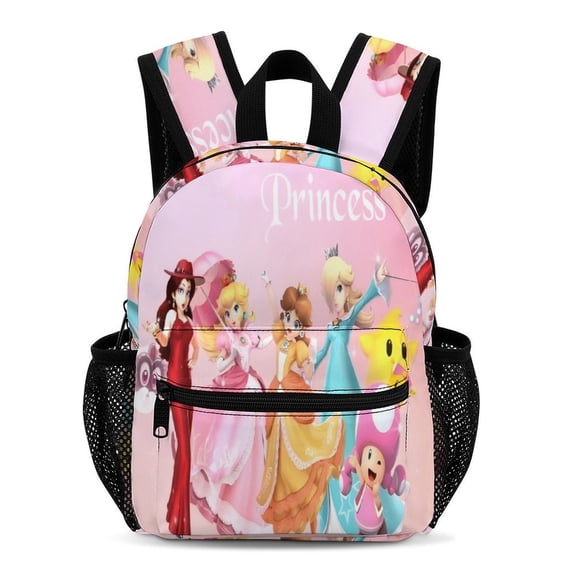 Peach Simple And Modern 13-Inch Backpack Travel Bag 33.5x25x13.5cm