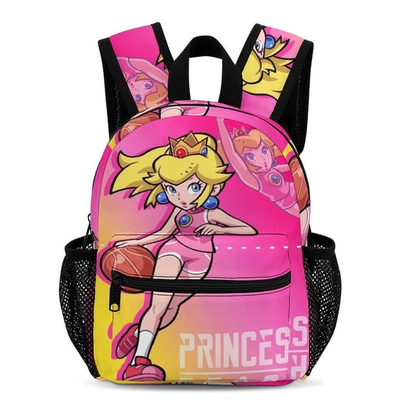 Peach Simple And Modern 13-Inch Backpack Travel Bag 33.5x25x13.5cm