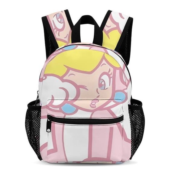Peach Simple And Modern 13-Inch Backpack Travel Bag 33.5x25x13.5cm