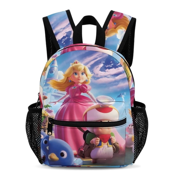 Peach Simple And Modern 13-Inch Backpack Travel Bag 33.5x25x13.5cm