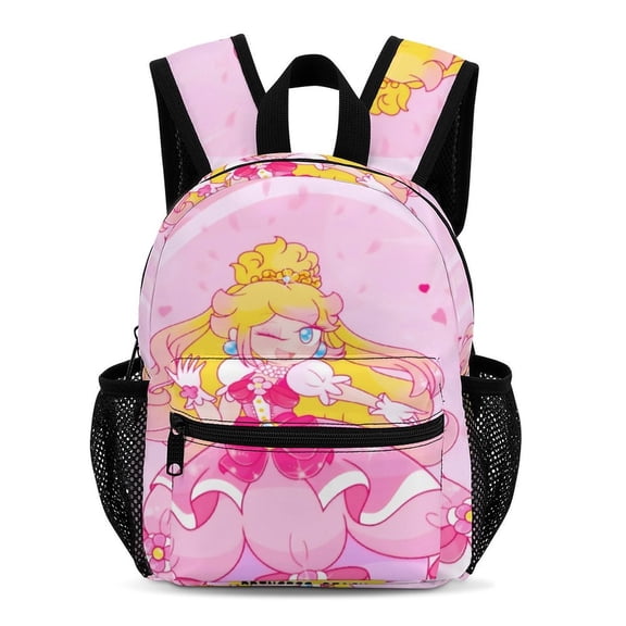 Peach Simple And Modern 13-Inch Backpack Travel Bag 33.5x25x13.5cm