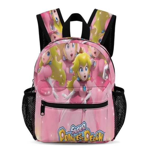 Peach Simple And Modern 13-Inch Backpack Travel Bag 33.5x25x13.5cm