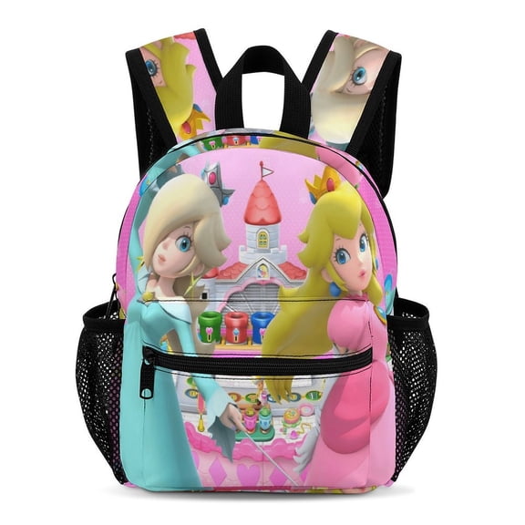 Peach Simple And Modern 13-Inch Backpack Travel Bag 33.5x25x13.5cm