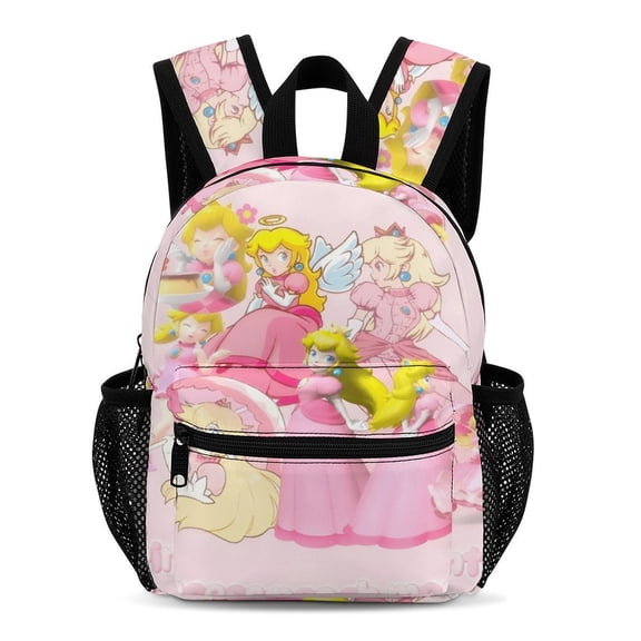 Peach Simple And Modern 13-Inch Backpack Travel Bag 33.5x25x13.5cm