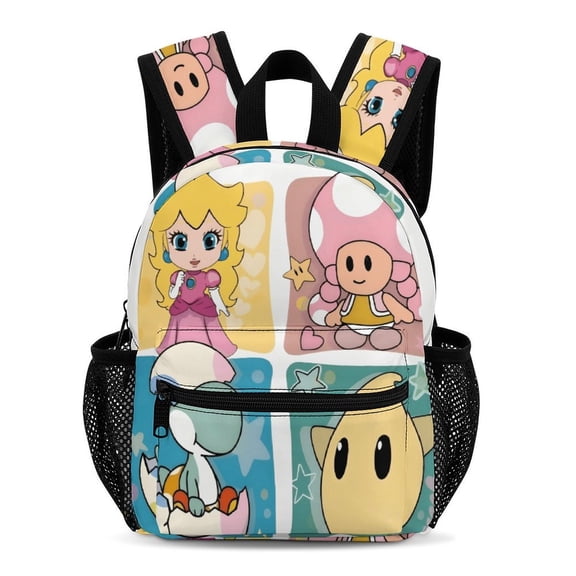 Peach Simple And Modern 13-Inch Backpack Travel Bag 33.5x25x13.5cm