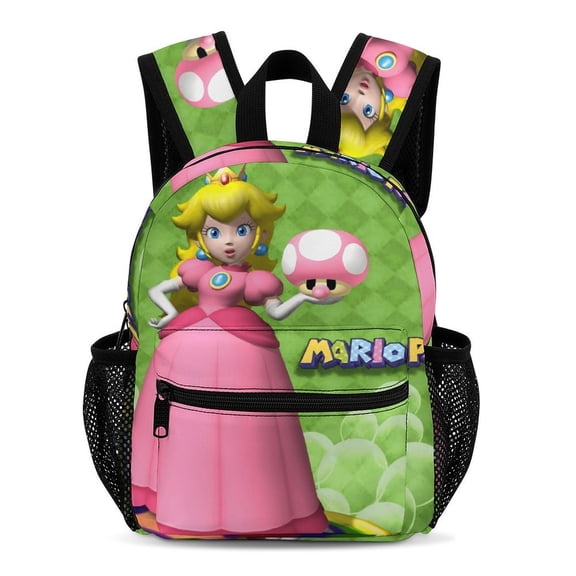 Peach Simple And Modern 13-Inch Backpack Travel Bag 33.5x25x13.5cm