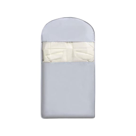 Peach Skin Velvet Storage Bag for Down Coats Space Saving Hanging Organizer with Compression Zipper Home Textile Closet Protector