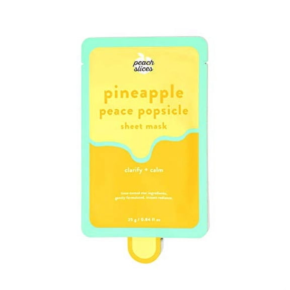 Peach Slices-Pineapple Peace Popsicle-Sheet Mask-0.84 fl.oz.