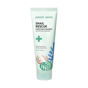 Peach Slices Snail Rescue Purifying Facial Cleanser, 4.05 fl oz