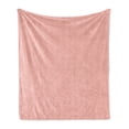 thumbnail image 1 of Peach Soft Flannel Fleece Blanket, Soft Colored Background with Crowns and Floral Abstract Motifs with Faded Look Monochrome, Cozy Plush for Indoor and Outdoor Use, 50" x 70", Coral, by Ambesonne, 1 of 6