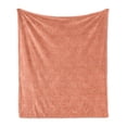 thumbnail image 1 of Peach Soft Flannel Fleece Throw Blanket, Flower Ornate Pattern Nature Inspired Image with Soft Color Spring Summer Foliage Print, Cozy Plush for Indoor and Outdoor Use, 50" x 70", Peach, by Ambesonne, 1 of 6
