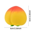 thumbnail image 1 of Peach Squishy,Stress Relief Squishy Toys,Peach Squishy Stress Relief Ball,Soft Fruit Fidget Toy,Slow Rebound Tpr Squeeze Toy,Anxiety Relief Sensory Toy For Adhd Autism,Portable Stretchy Desk Toy Gift, 1 of 8
