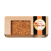 Peach Streusel Coffee Cake - 16 Oz | Topped with Cinnamon, Brown Sugar, Walnuts | Moist & Flavorful - Serves 8-10