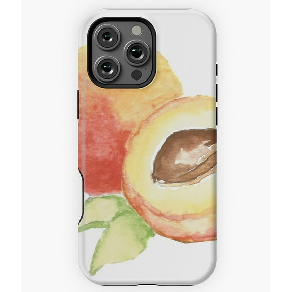 Peach Summer Fruit Graphic Design - Durable Phone N8237 Phone Case for iPhone 17 16 15 14 13 12 11 Pro Max