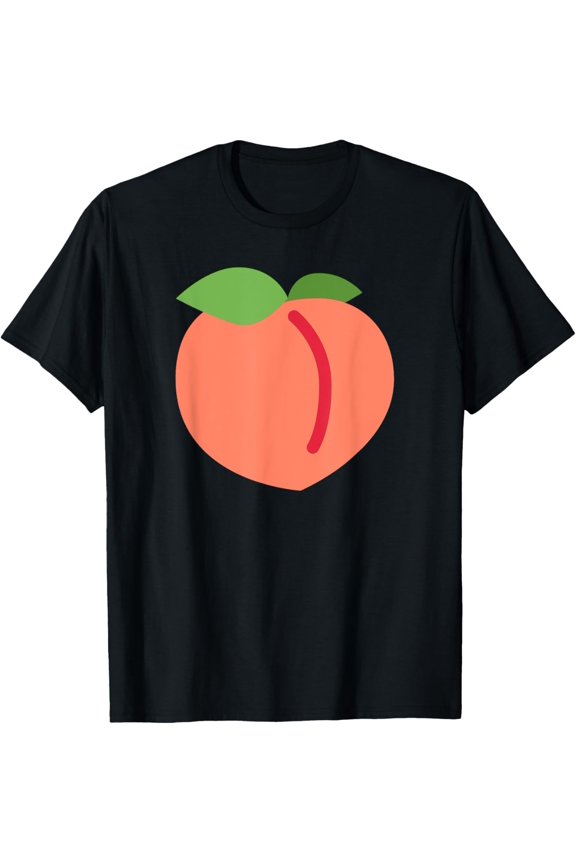 Peach T-Shirt men and women can wear, black, white, gifts